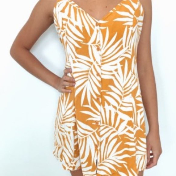 *2/$30* Forever 21 Tropical Summer Dress sz S - Picture 3 of 3